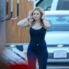 Kristen Bell sur le tournage de Veronica Mars à Los Angeles le 16 juillet 2013.
