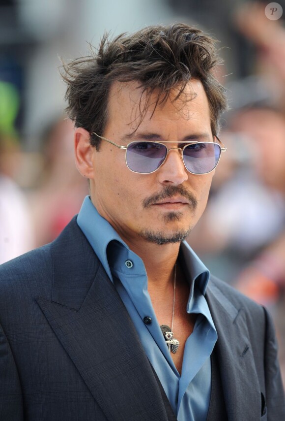 Johnny Depp à Londres le 21 juillet 2013.