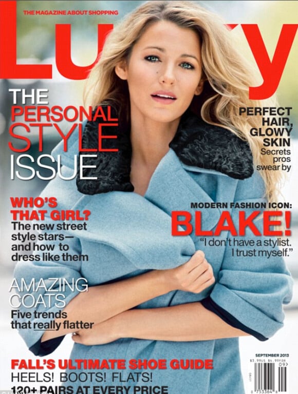 Blake Lively en couverture du September Issue de Lucky Magazine