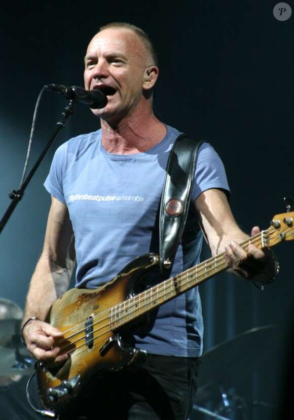 Le chanteur Sting en concert au "Borgata Event Center" à Atlantic City, le 14 juin 2013.