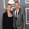 Sting et son épouse Trudie Styler lors de la 55e cérémonie des Grammy Awards à Los Angeles, le 10 février 2013.
