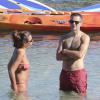 Ryan Giggs profite de ses vacances avec son épouse Stacy Cooke dans le Sud de la France, le 30 juillet 2013