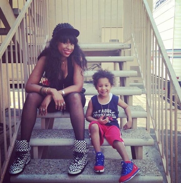 Jennifer Hudson et son fils David posent sur Instagram, le 1er juin 2013.