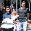 Kourtney Kardashian, Scott Disick et leur fille Penelope à Los Angeles, le 1er août 2013.