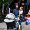 Kourtney Kardashian et sa fille Penelope à Los Angeles, le 1er août 2013.