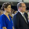 Charlotte Casiraghi au côté du prince Albert lors du Jumping de Monte-Carlo le 29 juin 2013. Enceinte ou pas ?