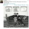 Michelle Obama a publié une photo en noir et blanc sur son compte Twitter à l'occasion des 52 ans de son mari, Barack Obama célébrés le 4 août 2013.