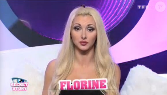 Florine dans Secret Story 7, quotidienne du dimanche 4 août 2013 sur TF1.