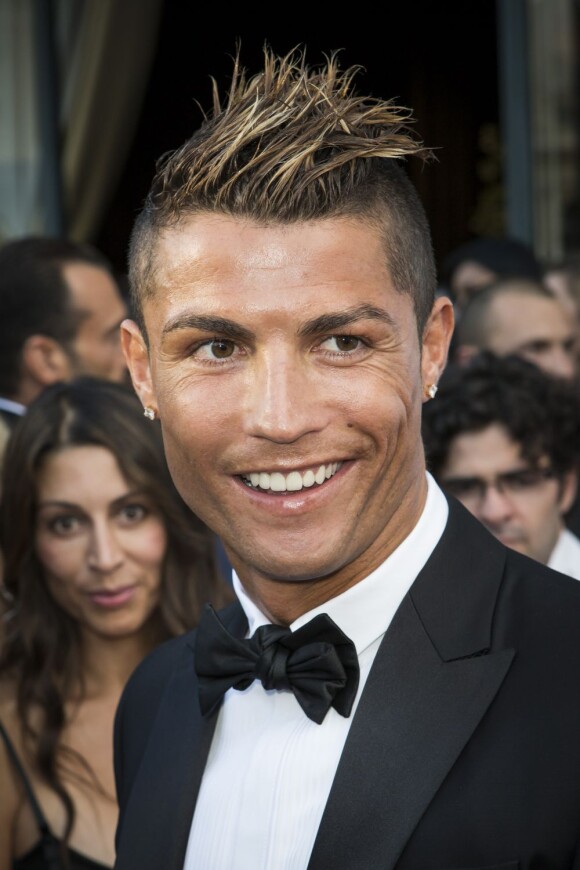 Cristiano Ronaldo lors d'une réception à l'Hôtel de Paris de Monte Carlo le 4 juillet 2013