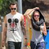 Ashley Tisdale se balade avec son petit ami Christopher French à Toluca Lake, le 23 mai 2013.