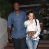 Lamar Odom et Khloe Kardashian à Malibu. Le 18 avril 2013.