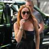 Lindsay Lohan se promène dans les rues de New York, le 5 août 2013.