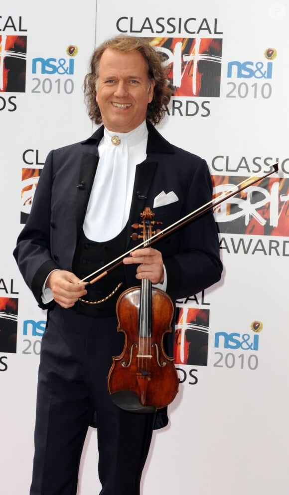 Le violoniste André Rieu à Londres le 13 mai 2010. 