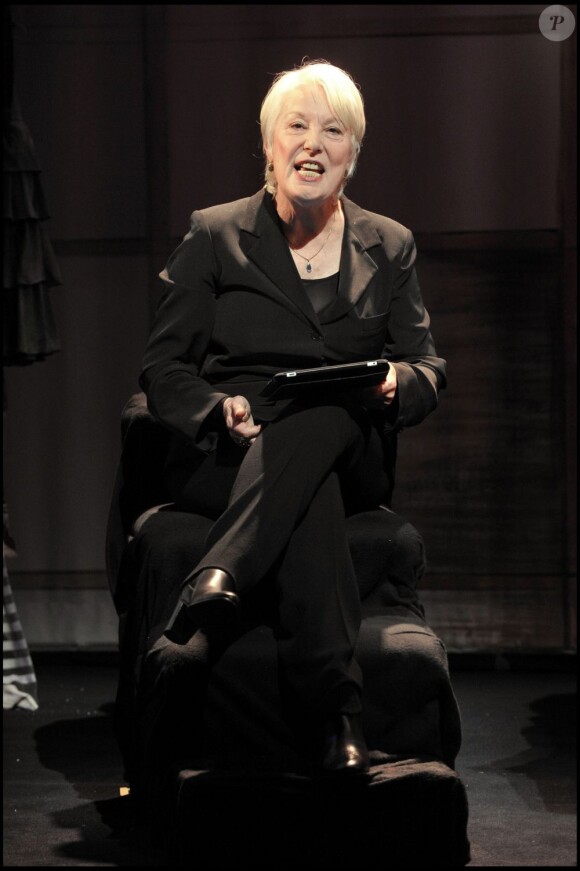 Bernadette Lafont au Théâtre Marigny à Paris en janvier 2011.