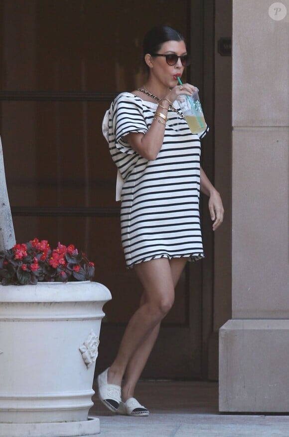 Kourtney Kardashian à Los Angeles, le 7 août 2013.