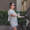 Kourtney Kardashian quitte l'hôtel Montage Hotel à Beverly Hills, le 7 août 2013.