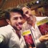 Marc Jacobs et Harry Louis sont allés voir la pièce Pippin à Broadway, le 10 août 2013.