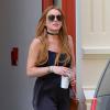 Lindsay Lohan se promène dans les rues de New York, le 5 août 2013.