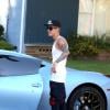 Justin Bieber à Los Angeles le jeudi 15 août 2013.
