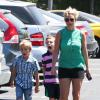 Britney Spears et ses fils Jayden James et Sean Preston, le samedi 17 août 2013.