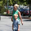 Britney Spears et ses fils Jayden James et Sean Preston, le samedi 17 août 2013.