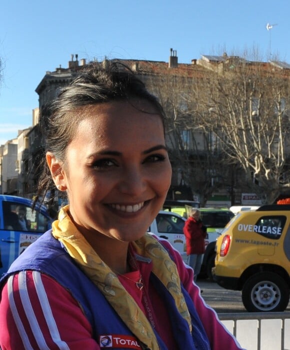 Valérie Bègue au départ du Rallye des Gazelles à Sète, le 19 mars 2011.