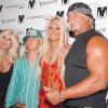 Hulk Hogan et sa famille à Miami, le 28 août 2004.