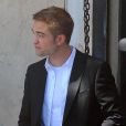 Robert Pattinson sur le tournage de Maps to the Stars à Hollywood, le 20 août 2013.