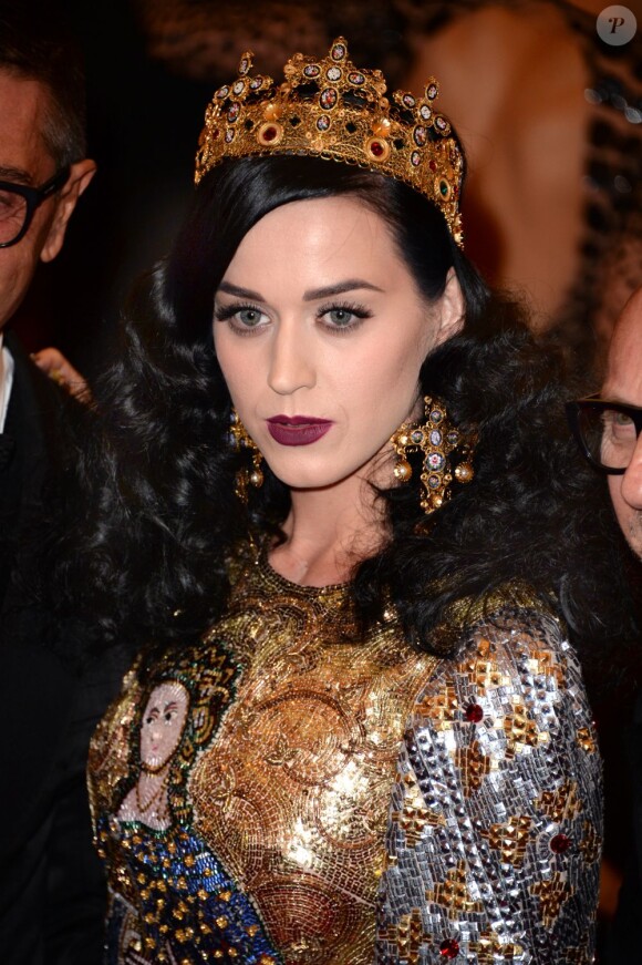 Katy Perry sur le tapis rouge du Met Gala à New York, le 6 mai 2013.