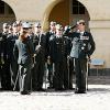 Le prince Joachim de Danemark lors de célébrations du 300e anniversaire d'une académie militaire, au château de Fredericksberg le 26 août 2013