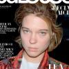 Léa Seydoux, sans maquillage en couverture du numéro de septembre 2013 du magazine Jalouse. Photo par Juergen Teller.