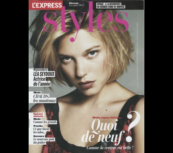 Léa Seydoux, photographiée par Driu & Tiago pour L'Express Styles.