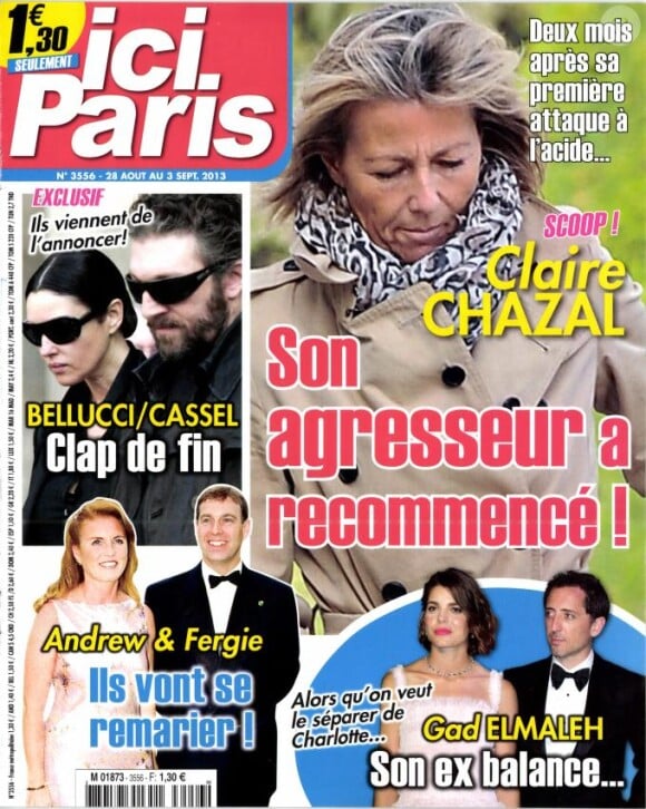 Magazine Ici Paris du 28 août 2013.