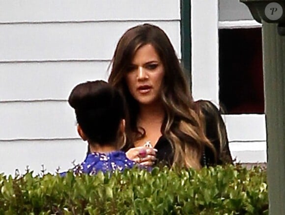 Khloe Kardashian - Le clan Kardashian arrive à l'enregistrement de la nouvelle émissio de Kris Jenner à Culver City, le 12 juillet 2013.