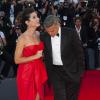 Sandra Bullock et George Clooney à la 70e Mostra de Venise, le 28 août 2013.