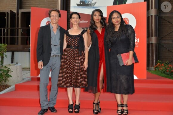 Roberto Zibetti, Hiam Abbass, Gabrielle Union, Ava DuVernay lors de l'événement "Miu Miu Women's Tales" lors de la 70e Mostra de Venise, le 29 août 2013.