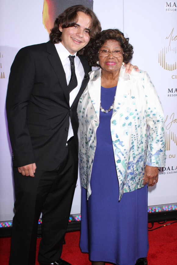 Prince Jackson et sa grand-mère Katherine Jackson à Las Vegas, le 30 juin 2013.