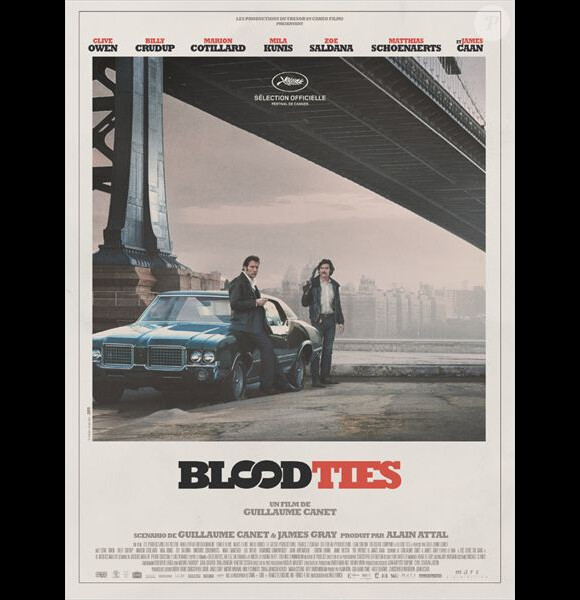 Affiche officielle du film Blood Ties.