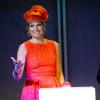 La reine Maxima des Pays-Bas lors de l'inauguration du bâtiment Orion à l'Université de Wageningen ainsi que de la nouvelle année universitaire autour du thème ''la croissance responsable'', le 2 septembre 2013