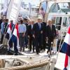 Le roi Willem-Alexander des Pays-Bas inaugurant le 3 septembre 2013 le 30e salon nautique HISWA