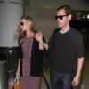 Kate Bosworth et son mari Michael Polish arrivent à l'aéroport LAX de Los Angeles par un vol en provenance du Montana, le 2 septembre 2013.