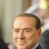 Silvio Berlusconi en conférence de presse après un entretien avec le president Giorgio Napolitano, à Rome, le 21 mars 2013.