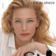 Cate Blanchett photographiée par Daniel Jackson pour Si, le nouveau parfum féminin de Giorgio Armani.