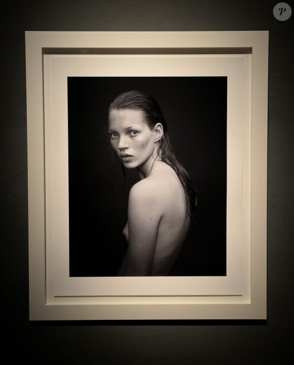 Exposition Kate Moss : The Collection chez Christie's à Londres, le 4 septembre 2013.