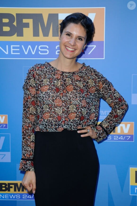 Apolline de Malherbe lors de la conférence de rentrée de RMC et BFMTV à Paris le 4 septembre 2013.