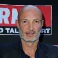 Frank Leboeuf lors de la conférence de rentrée de RMC et BFMTV à Paris le 4 septembre 2013.