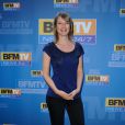 Lucie Nuttin lors de la conférence de rentrée de RMC et BFMTV à Paris le 4 septembre 2013.