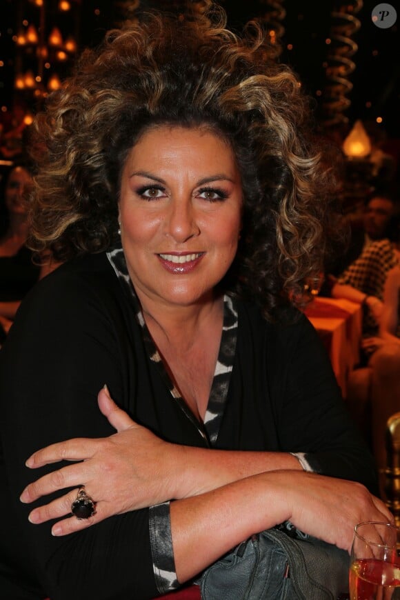 Marianne James lors de l'enregistrement de la 150e émission "Le plus grand cabaret du monde" le 14 mai 2013 à Paris
