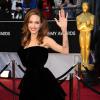 Angelina Jolie arrivant à la 84e cérémonie des Oscars à Los Angeles