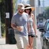 Jack Osbourne et sa femme Lisa Stelly vont déjeuner au restaurant à Los Feliz, le 15 août 2013.